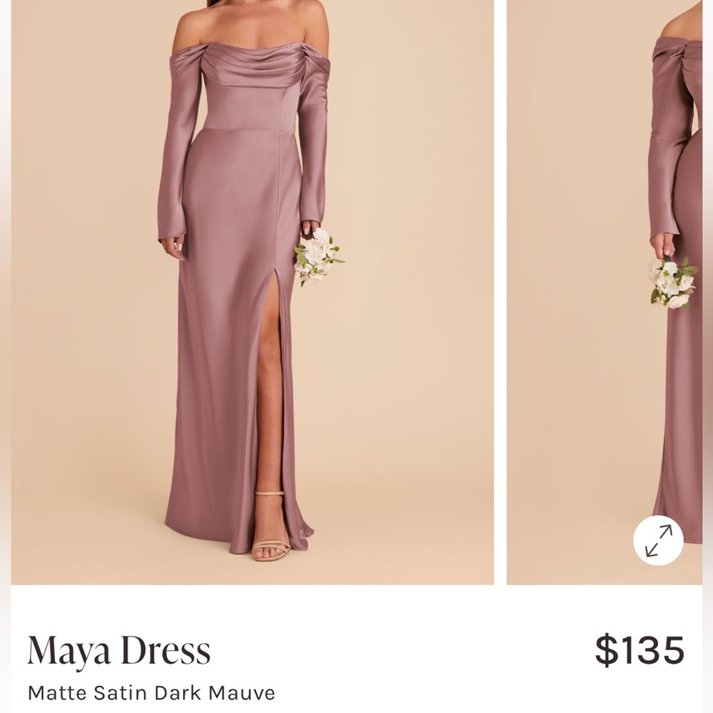 Birdy Grey Mauve Long Sleeve Gown